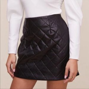 ASTR Quilted skirt